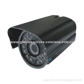 IR Waterproof Camera with 1/3-inch Sony CCD, 420TVL Resolution, 32-piece of LEDs, 40 to 50m Viewing